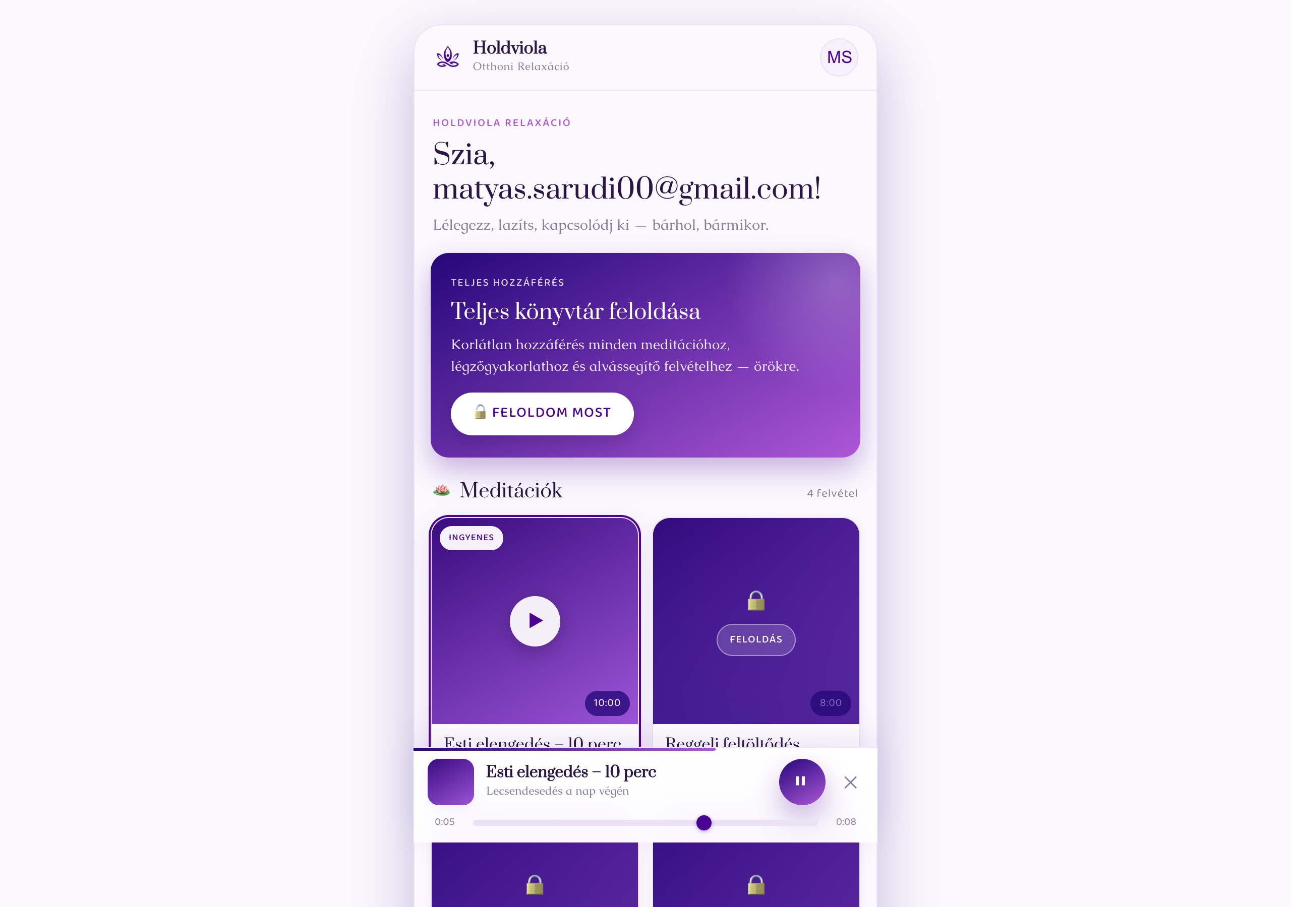Tag app lejátszó